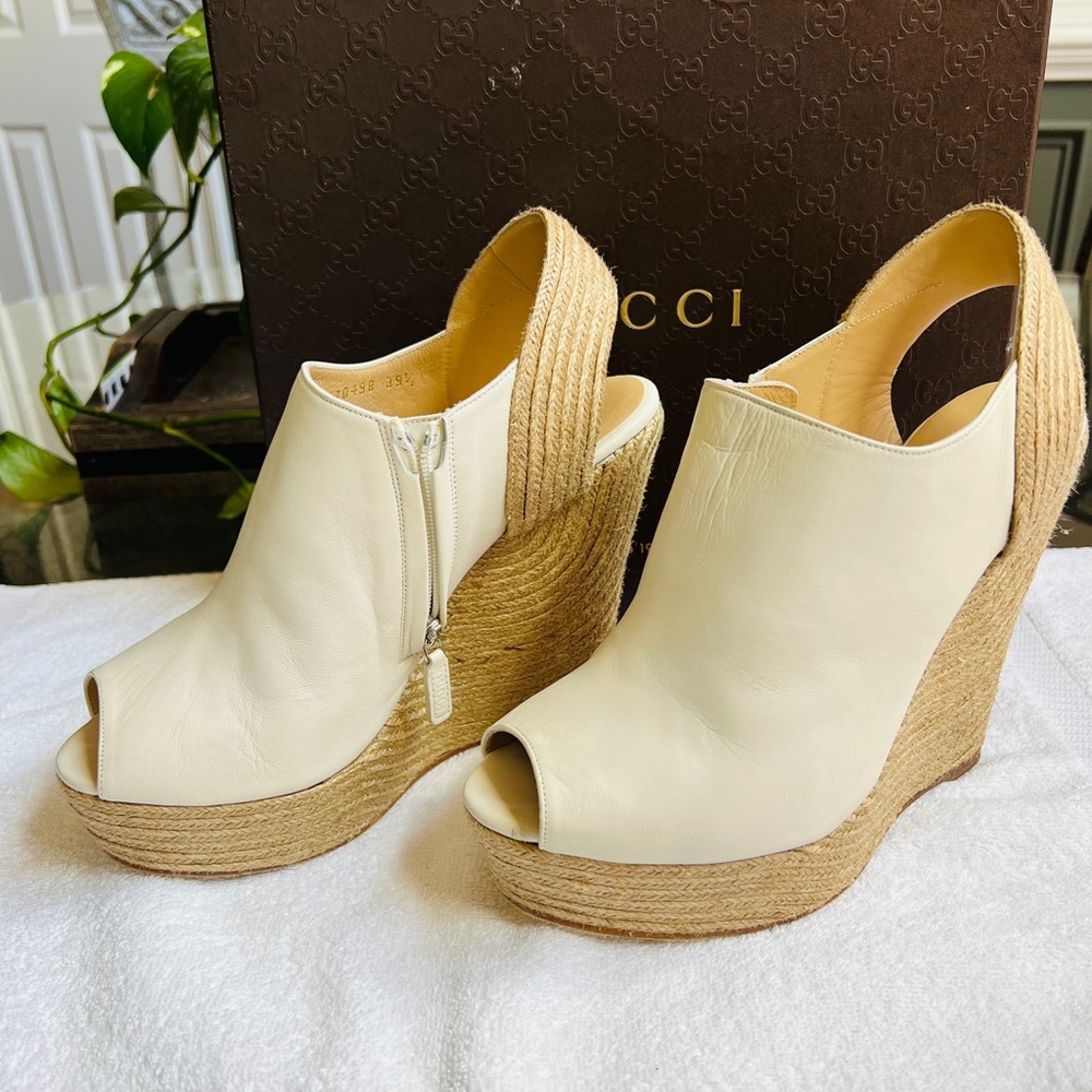 Off White Gucci Wedges